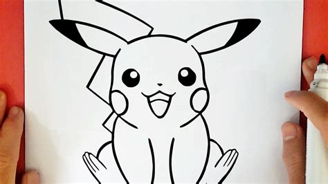 desenho do pikachu de desenhar|Como desenhar o Pikachu – em somente 9 passos!